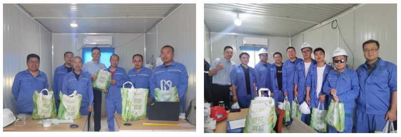 关怀一线 致敬匠心 | ga黄金甲股份开展项目现场夏日“送清凉”慰问活动